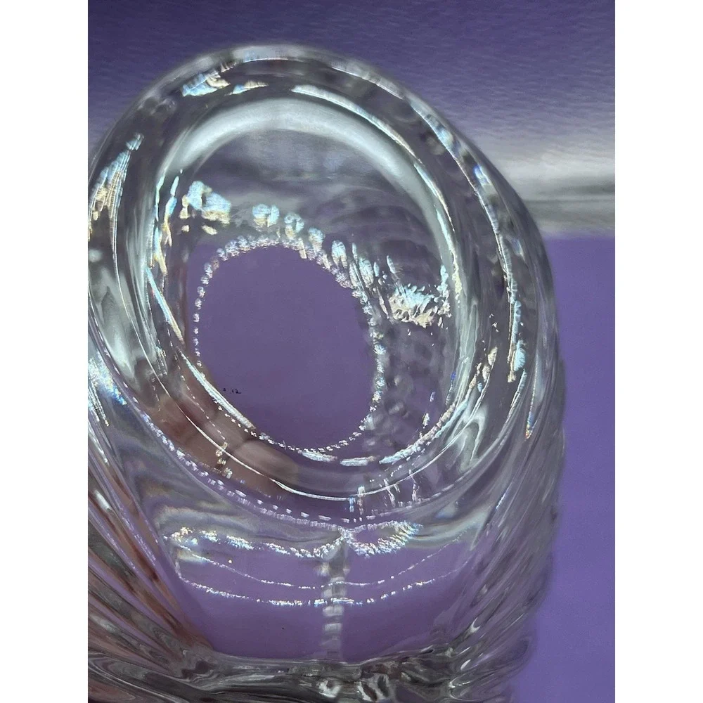 Vintage‎ Beautiful Crystal Swan Candy Dish Vase Figurine Paper weight
